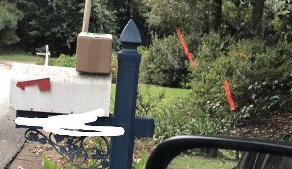 Left my package out in the open for someone to grab on top of my mail box