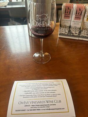 Wine club info