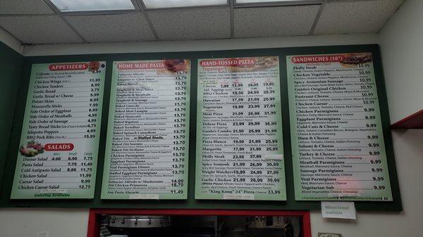 Take a look at this menu!