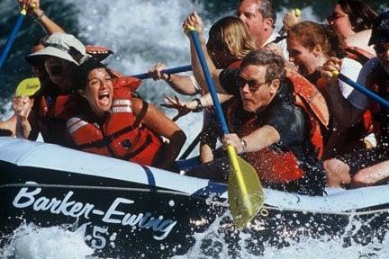 Whitewater rafting on the Snake River in Jackson Hole, Wyoming