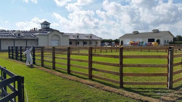 Fence painting