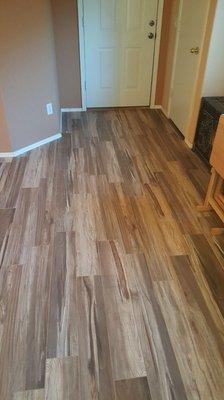 Luxury vinyl planks