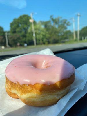 Strawberry donut