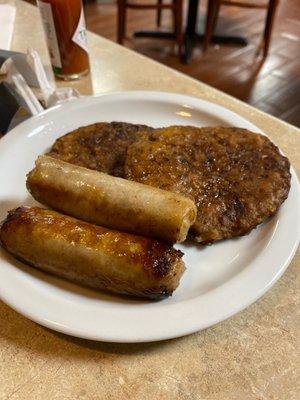 Side orders of sausage and sausage links