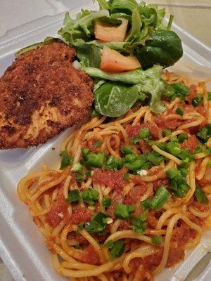 Tomato pasta w/ chicken