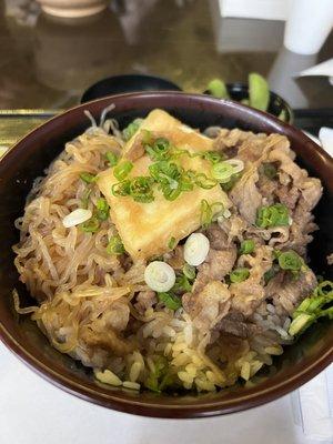 Sukiyaki bowl ($9.35)