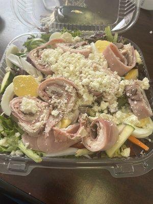 Chef salad with feta