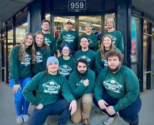 The incredible Wrigleyville Sports team (and some of the coolest people you'll ever meet).