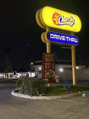 Front entrance sign