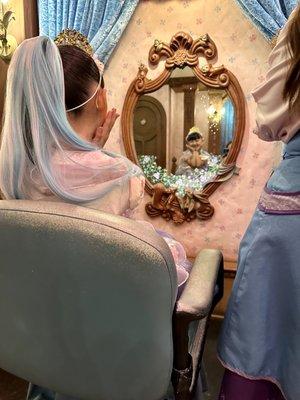 First time experiencing the magic @ Bibbidi Bobbidi  Boutique!