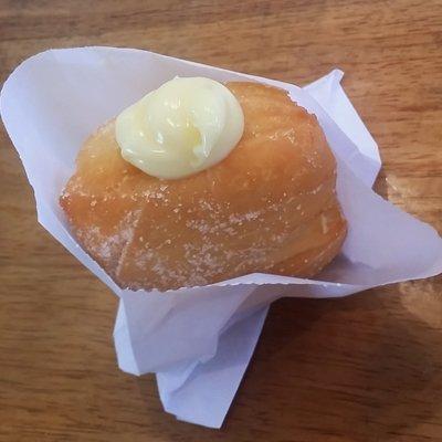 Adas Malasadas Filled with Bavarian Creme