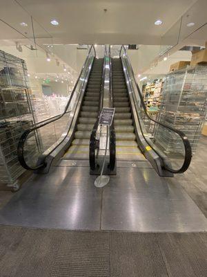 Schindler 9300AE escalators, The Container Store The Mall at Green Hills