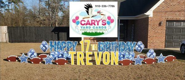 Happy Birthday Yard Sign Rentals! Fayetteville, NC and surrounding areas 910-336-7786!