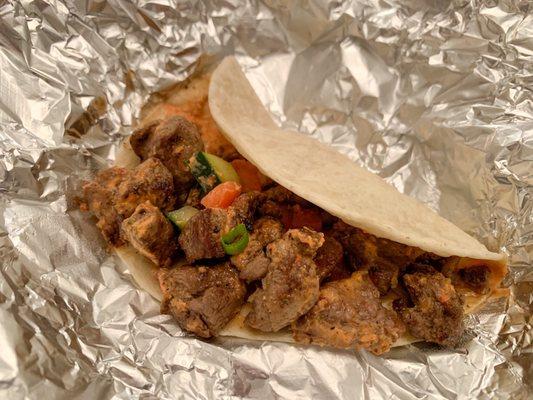 The Lamb Taco - limited time offering. Lamb was chewy