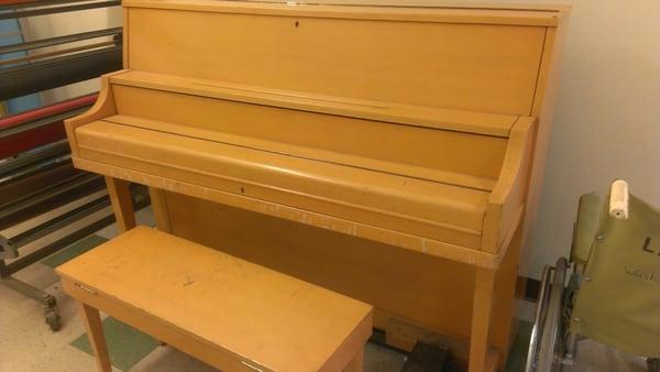 Same piano as when I attended decades ago.