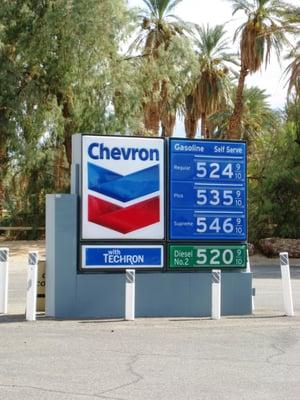 the gas prices during my visit to Death Valley (in late August)