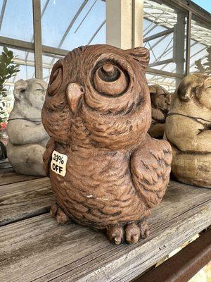 Many garden statues and planters are discounted right now.   Great holiday gifts!