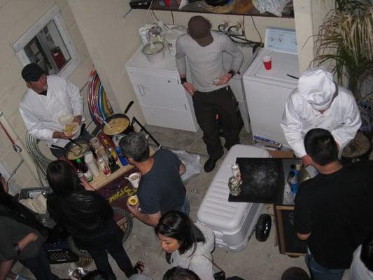 house party in the Mission