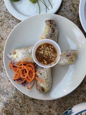 Sorriest Vietnamese spring rolls I've ever seen - where are the veggies and meat?!?