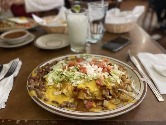 Beef brisket enchilada