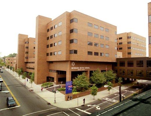 Exterior of Newark Beth Israel Medical Center.