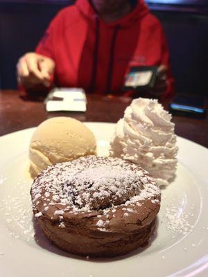 Marlow's Tavern at Avalon - Chocolate cake. Added Ice cream.