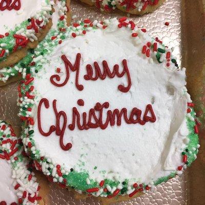 Merry Christmas sugar cookies!