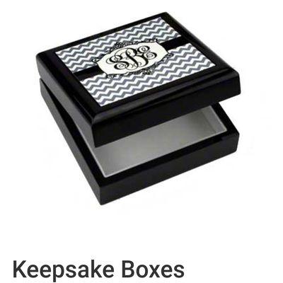 Keepsake boxes makes wonderful custom gifts.