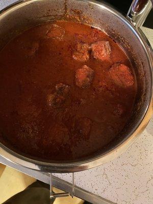 Pot of Meatballs!!