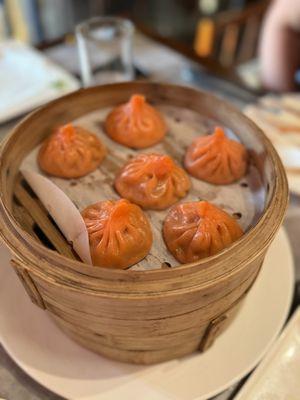 Beef and tomato soup dumplings