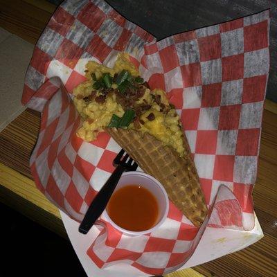 Mac and Cheese Cone