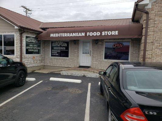 Storefront and restaurant