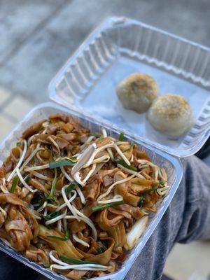 2 lbs of Chow Mein Noodles and Shirmp & Chive Pot Stickers