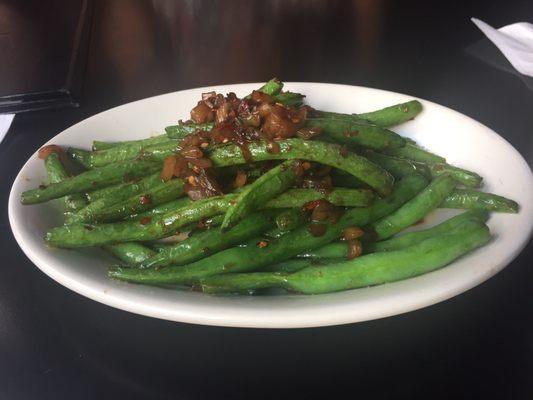 Sichuan green beans