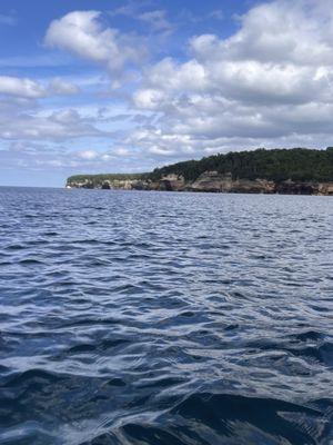 View from the boat ride