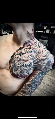 Red eye dragon!!! By artist Taylor!!!