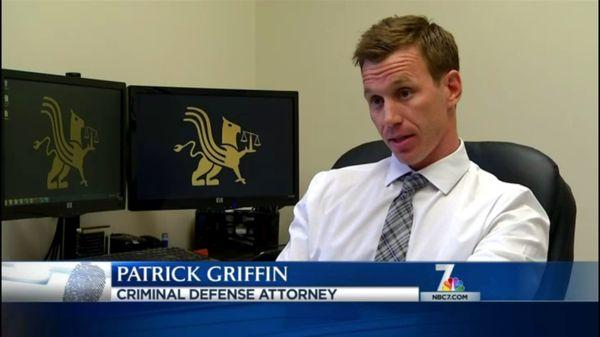 Griffin Law Firm owner Patrick Griffin has handled over 1000 criminal cases in San Diego protecting his clients freedom and privacy.