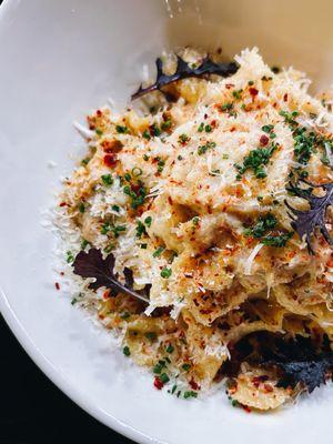 Crab and clam mafalda