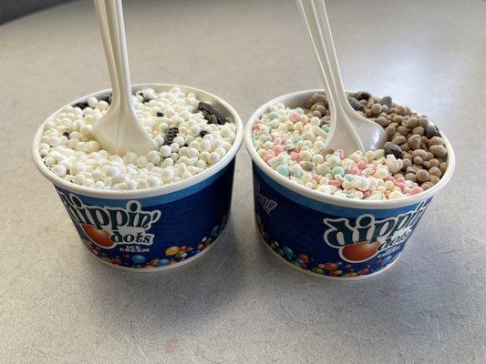 Cookies & cream, birthday cake, chocolate brownie