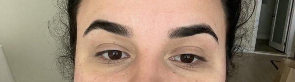 Eye brow threading