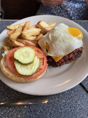 Breakfast burger