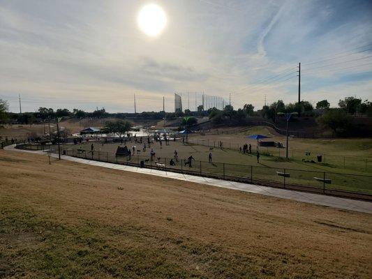 View of Cosmo park.