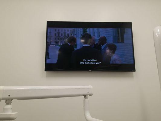 Watching Netflix comfortably while getting my dental treatment done :)