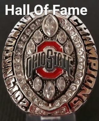 THIS OHIO STATE REPLICA RINGS ARE ONE OF MANY CHAMPIONSHIP RINGS ON SALE AT MY STORE OR CAN ALSO BE FOUND ON MY E BAY SITE @ MEMBER579164