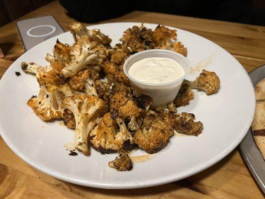 Buffalo Roasted Cauliflower