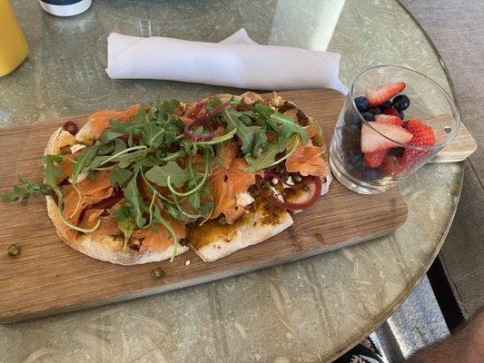 Smoked Salmon Flatbread