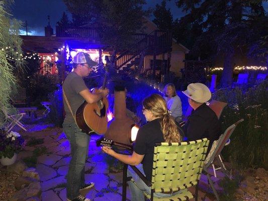 The Kody Norris Show had an impromptu jam session in the courtyard. You never know who might appear here.