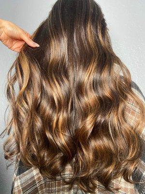 Balayage hair