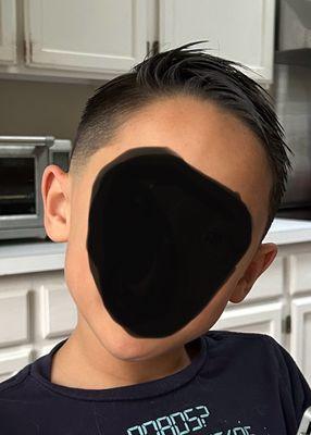 Front of skin fade