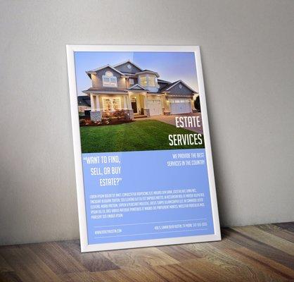 Real Estate Poster